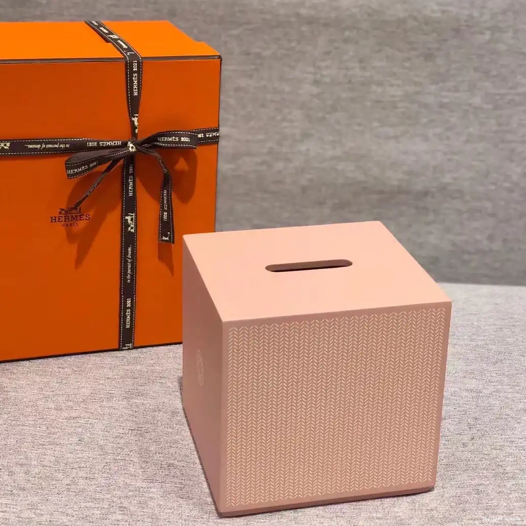 SQUARE HERMES KBOX TISSUE BOX 0516
